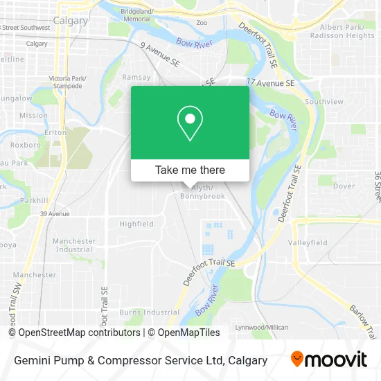 Gemini Pump & Compressor Service Ltd map