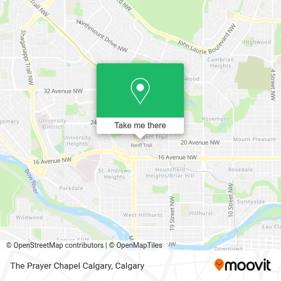 The Prayer Chapel Calgary plan