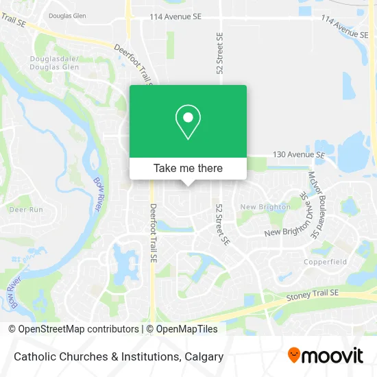 Catholic Churches & Institutions map