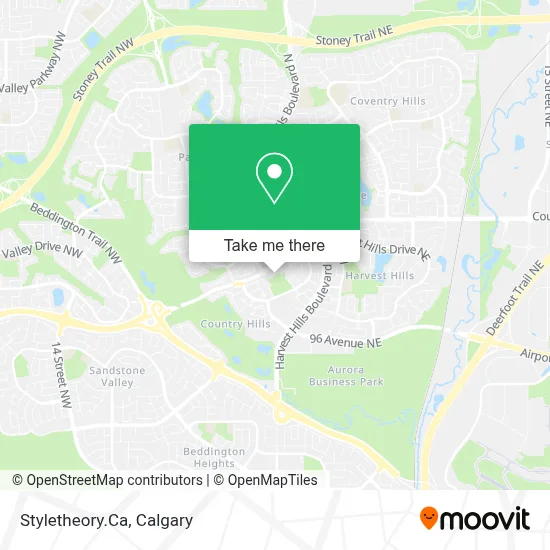 Styletheory.Ca map