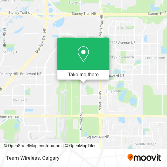 Team Wireless map