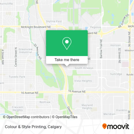 Colour & Style Printing map