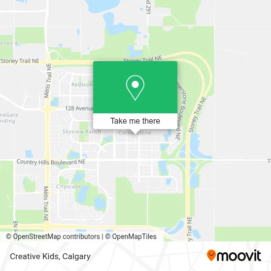 Creative Kids map