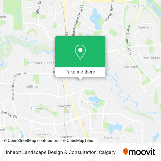 Inhabit Landscape Design & Consultation map