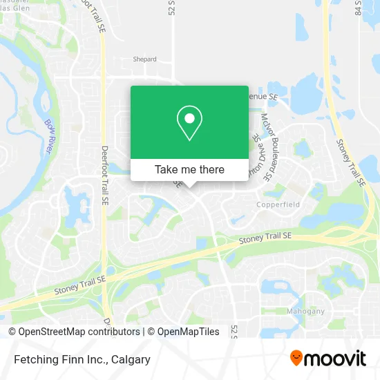 Fetching Finn Inc. map