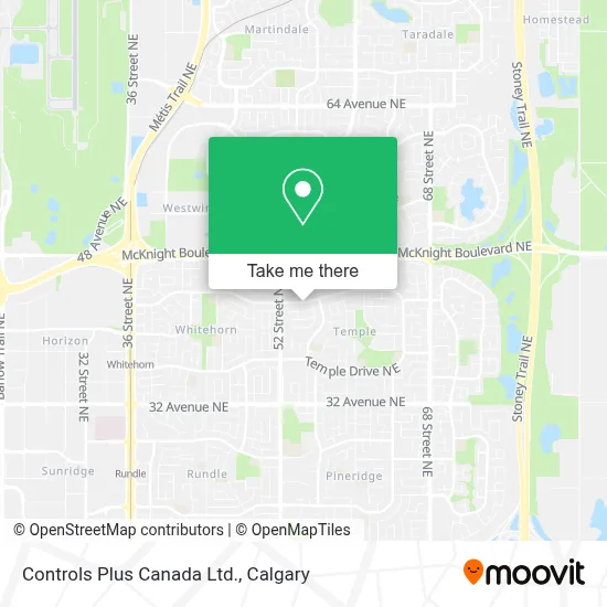Controls Plus Canada Ltd. map