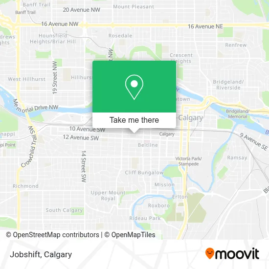 Jobshift map