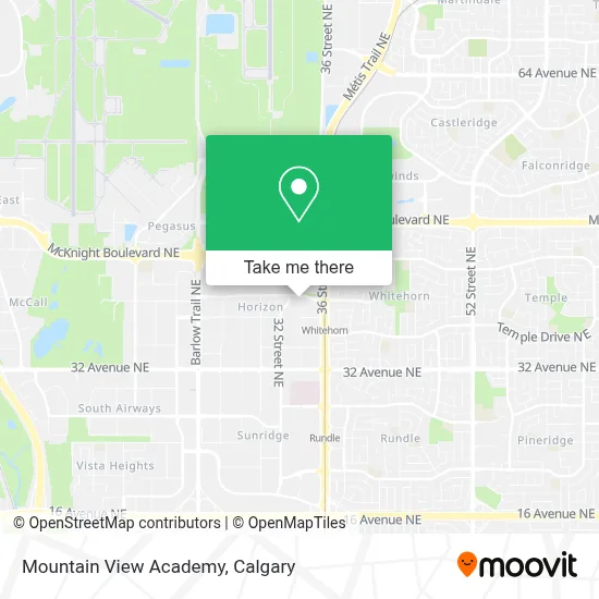 Mountain View Academy map