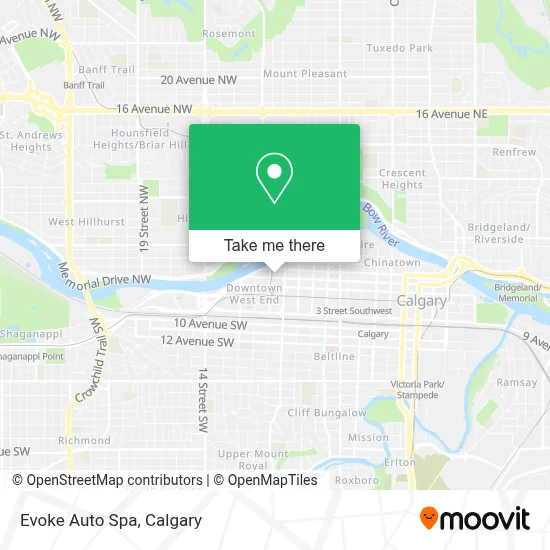 Evoke Auto Spa map