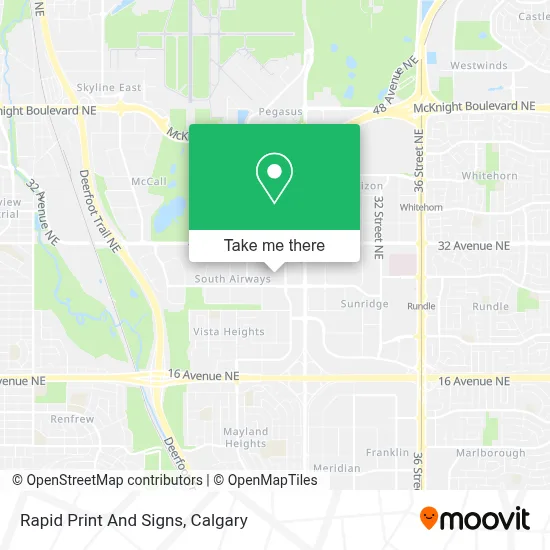 Rapid Print And Signs map