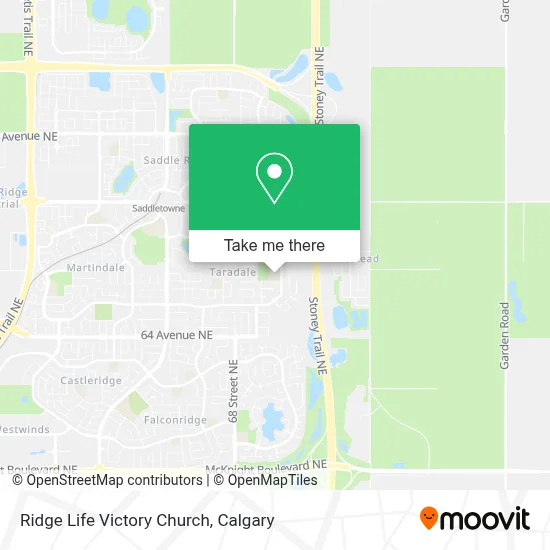 Ridge Life Victory Church map