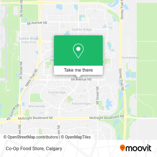 Co-Op Food Store map