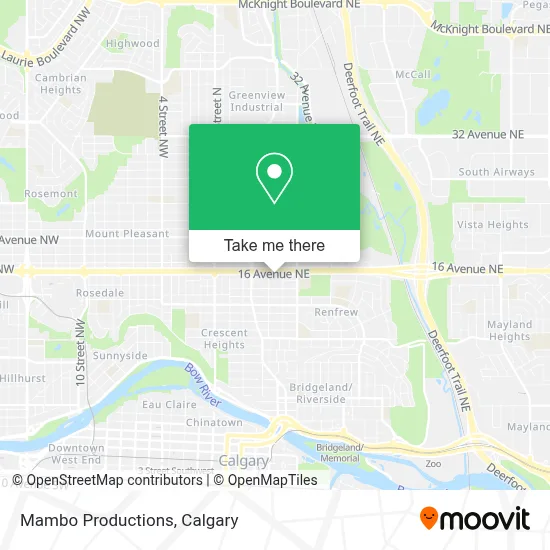 Mambo Productions map