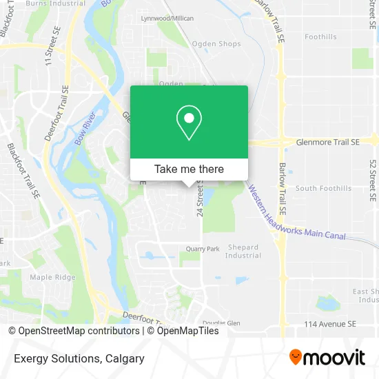 Exergy Solutions map