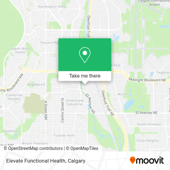 Elevate Functional Health map