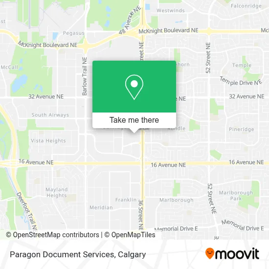 Paragon Document Services map