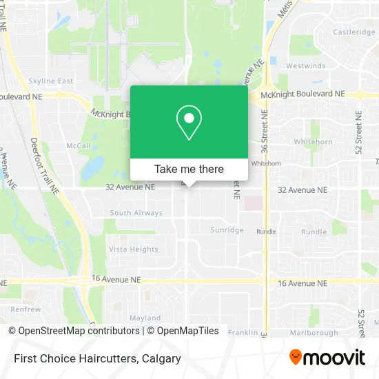 First Choice Haircutters map
