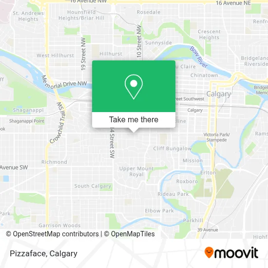 Pizzaface map