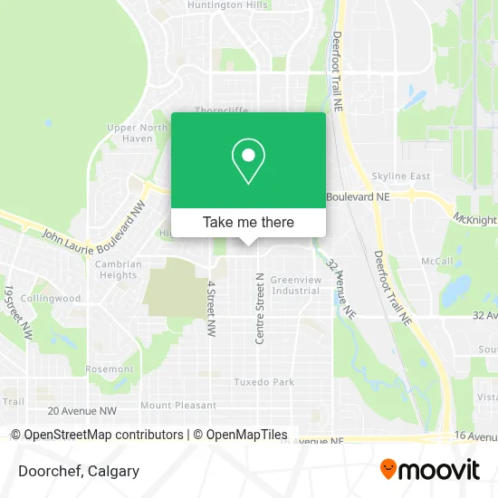 Doorchef map