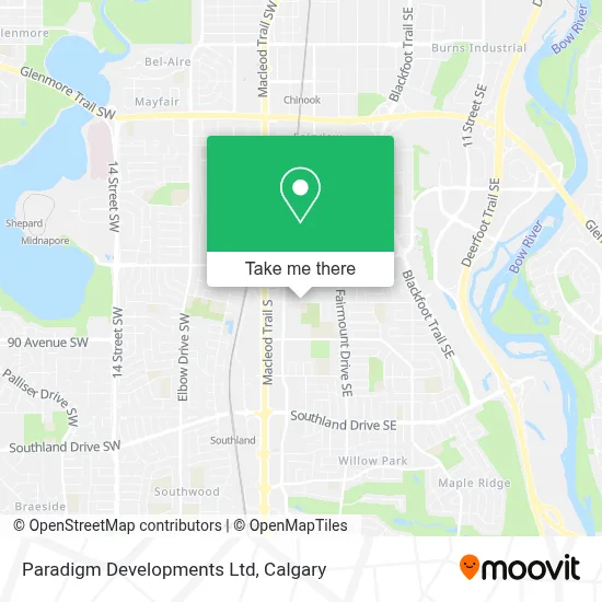 Paradigm Developments Ltd map