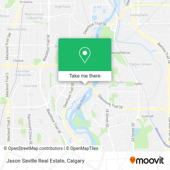 Jason Saville Real Estate map