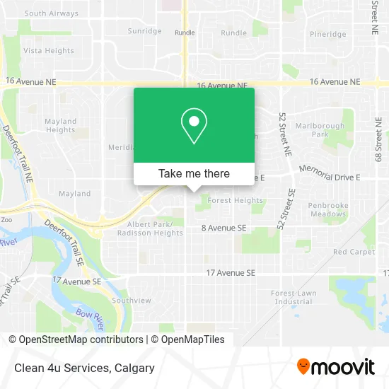 Clean 4u Services map