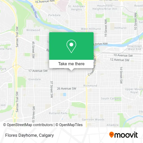 Flores Dayhome map