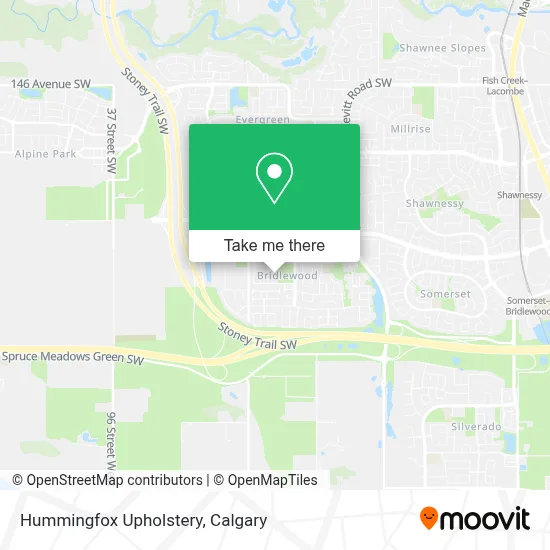 Hummingfox Upholstery map