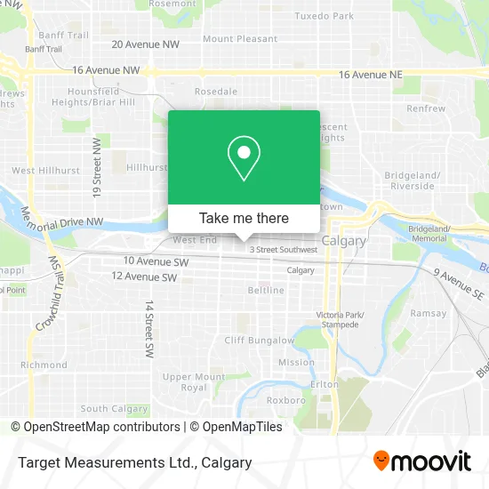 Target Measurements Ltd. map