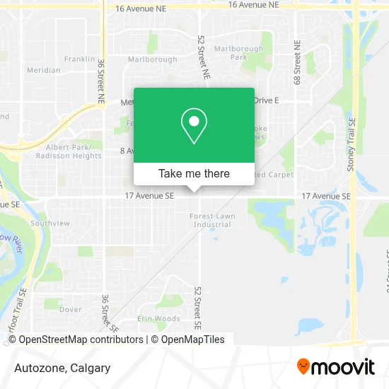 Autozone map
