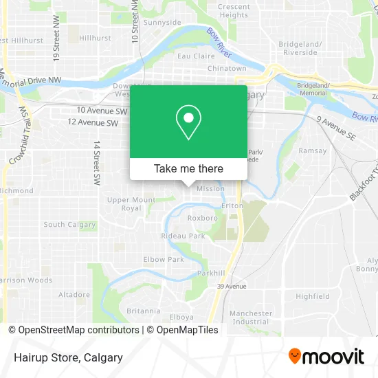 Hairup Store map