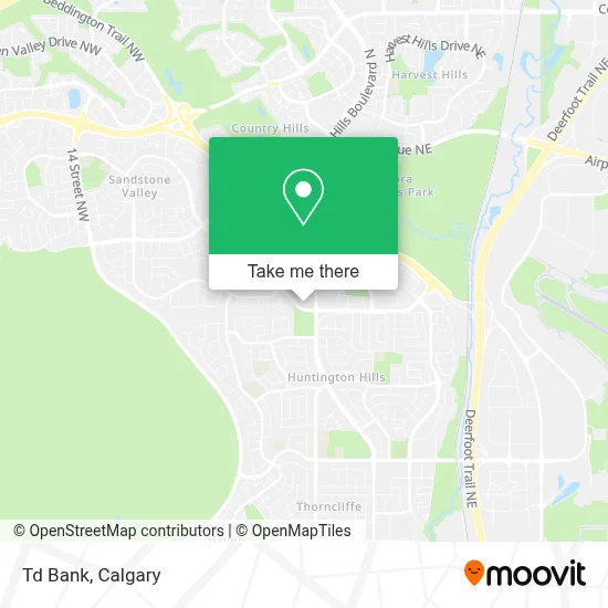 Td Bank map