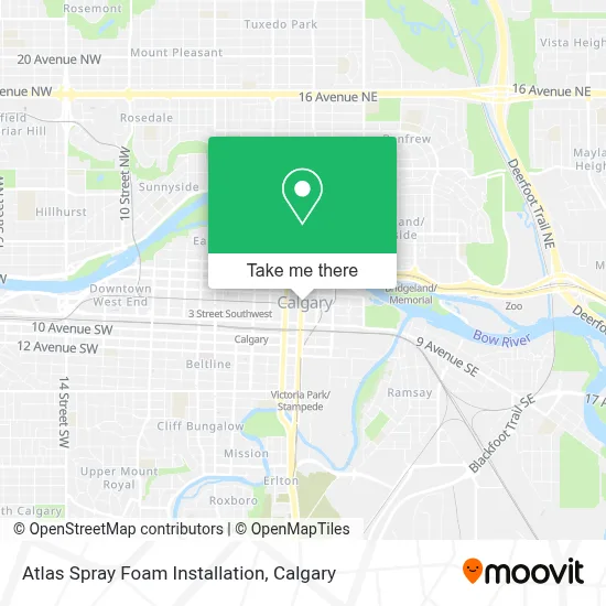 Atlas Spray Foam Installation map