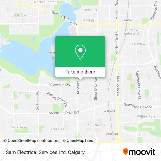 Sam Electrical Services Ltd map