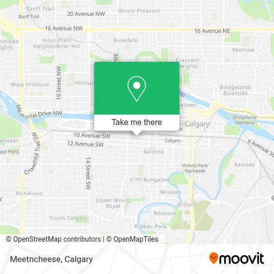 Meetncheese map