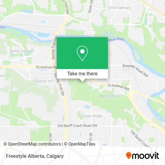 Freestyle Alberta map