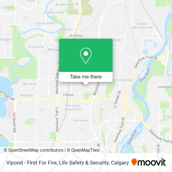 Vipond - First For Fire, Life Safety & Security map