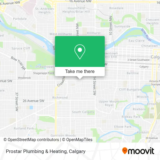Prostar Plumbing & Heating map