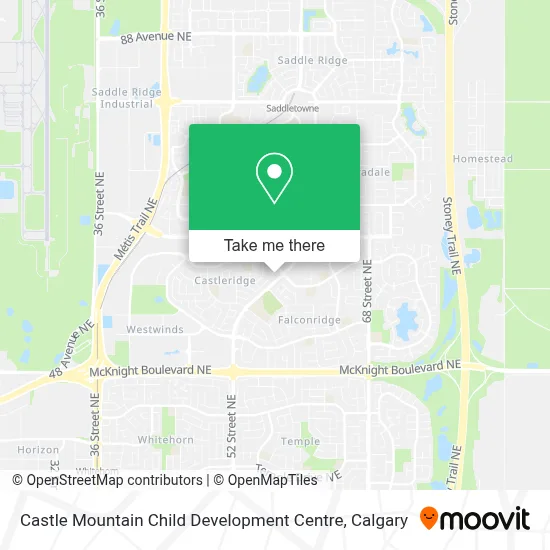 Castle Mountain Child Development Centre map