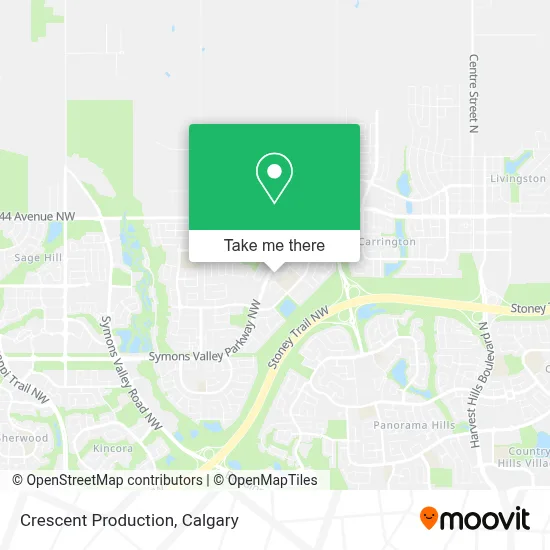 Crescent Production map