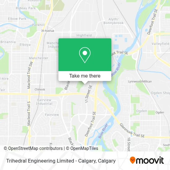 Trihedral Engineering Limited - Calgary map