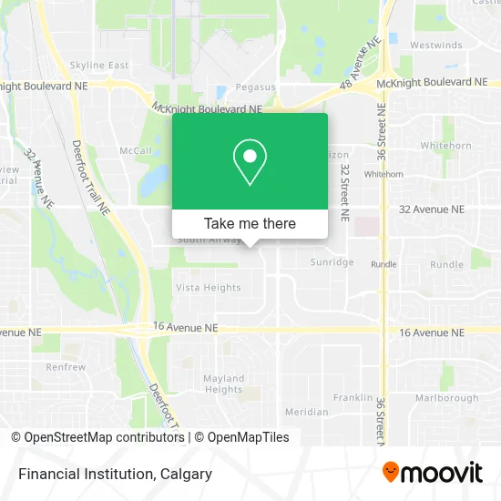 Financial Institution map