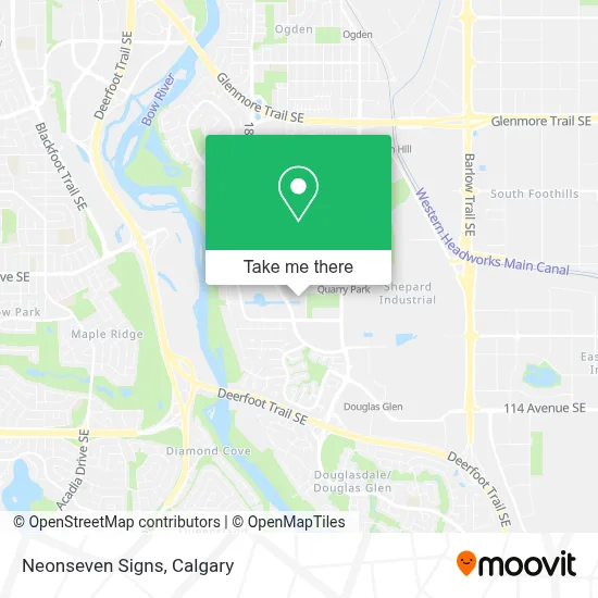 Neonseven Signs map