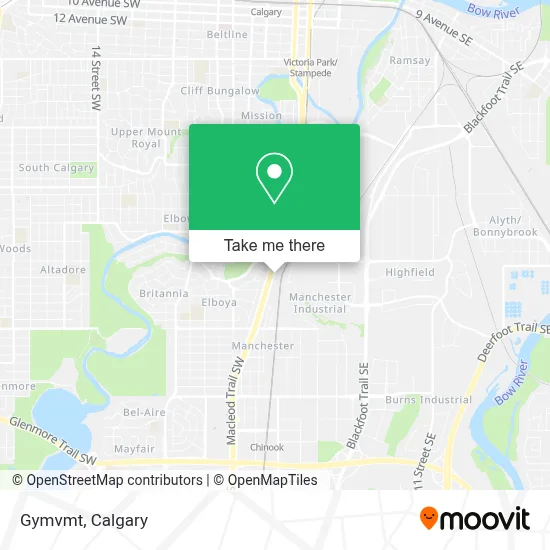 Gymvmt map