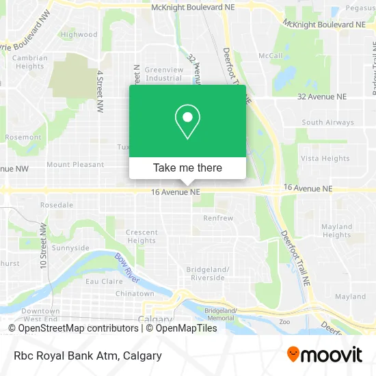 Rbc Royal Bank Atm map