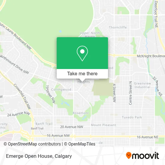 Emerge Open House map
