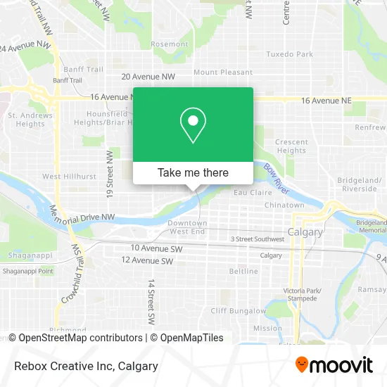 Rebox Creative Inc map