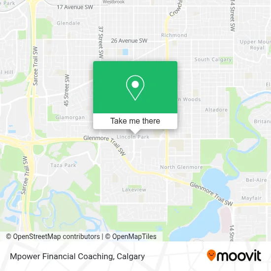 Mpower Financial Coaching map