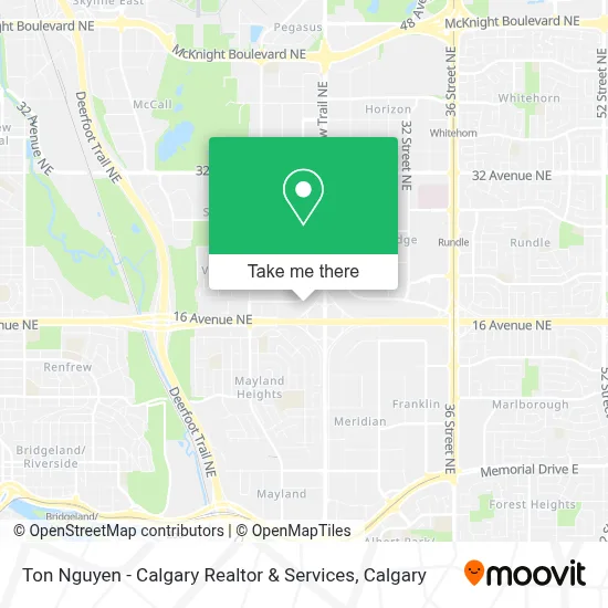 Ton Nguyen - Calgary Realtor & Services map