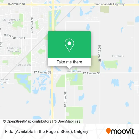 Fido (Available In the Rogers Store) map